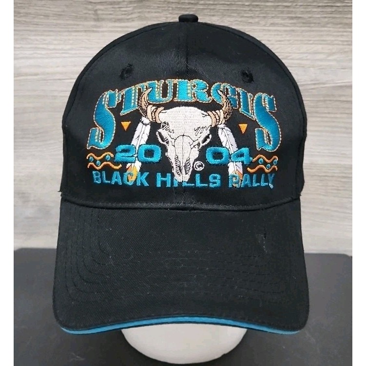 Vintage Bike Week Daytona Beach Hat Cap Snap Back Skull Embroidered Mens 2004 H2
